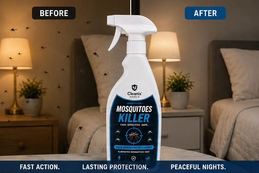 Cleanix Shield™ Mosquitoes Killer Spray | Fast Acting & Long Lasting Protection