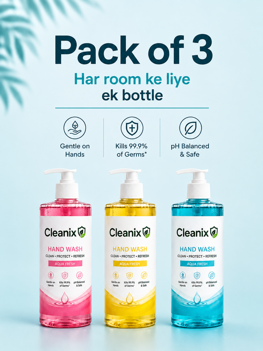 Pack of 3 Cleanix Handwash | Clean | Refresh