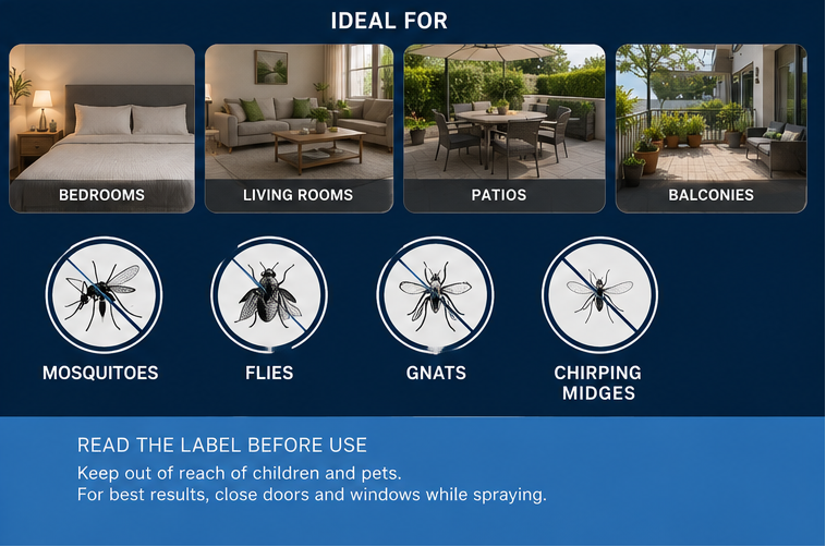 Cleanix Shield™ Mosquitoes Killer Spray | Fast Acting & Long Lasting Protection