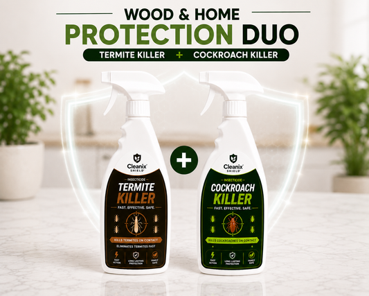 Wood & Home Protection Duo | Termite Killer + Cockroach Killer Bundle