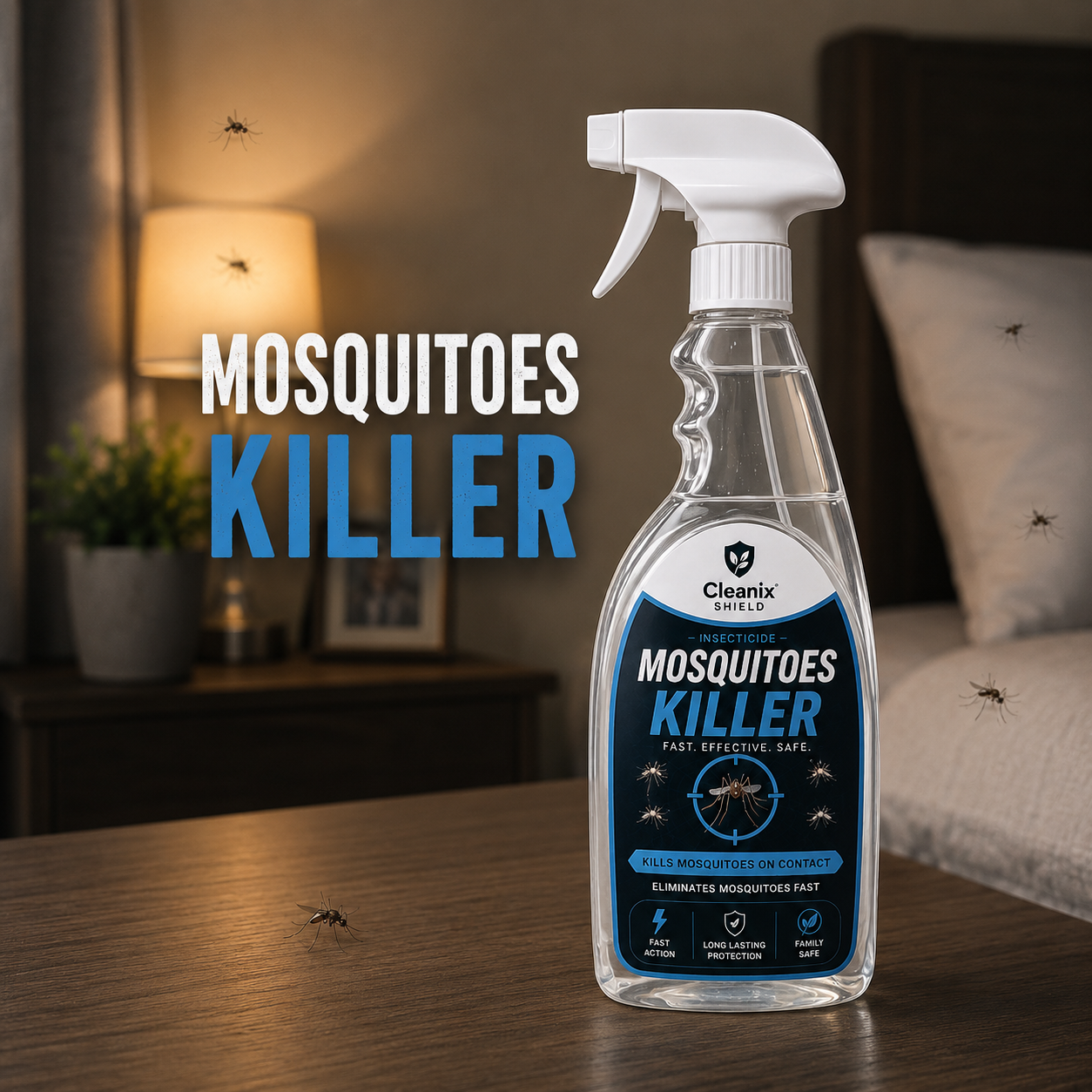 Mosquitoes Killer Spray | Zero Smell , Zero Smoke